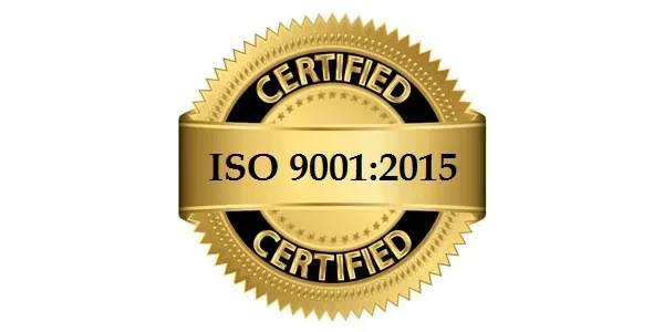 ISO 9001:2015 Certified